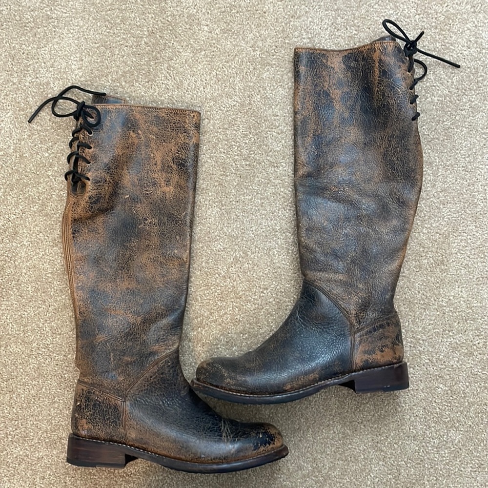 BED|STÜ- Women’s Manchester II tie back Boots fall size 8.5 like new!